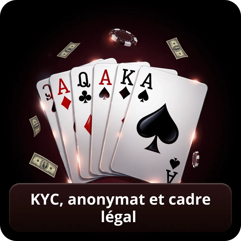 KYC, anonymat et cadre légal