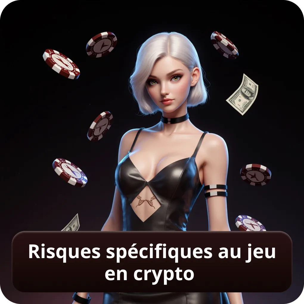 Risques spécifiques au jeu en crypto