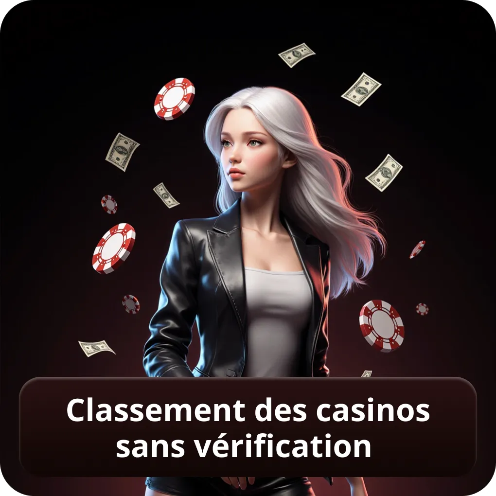 Classement des casinos sans vérification